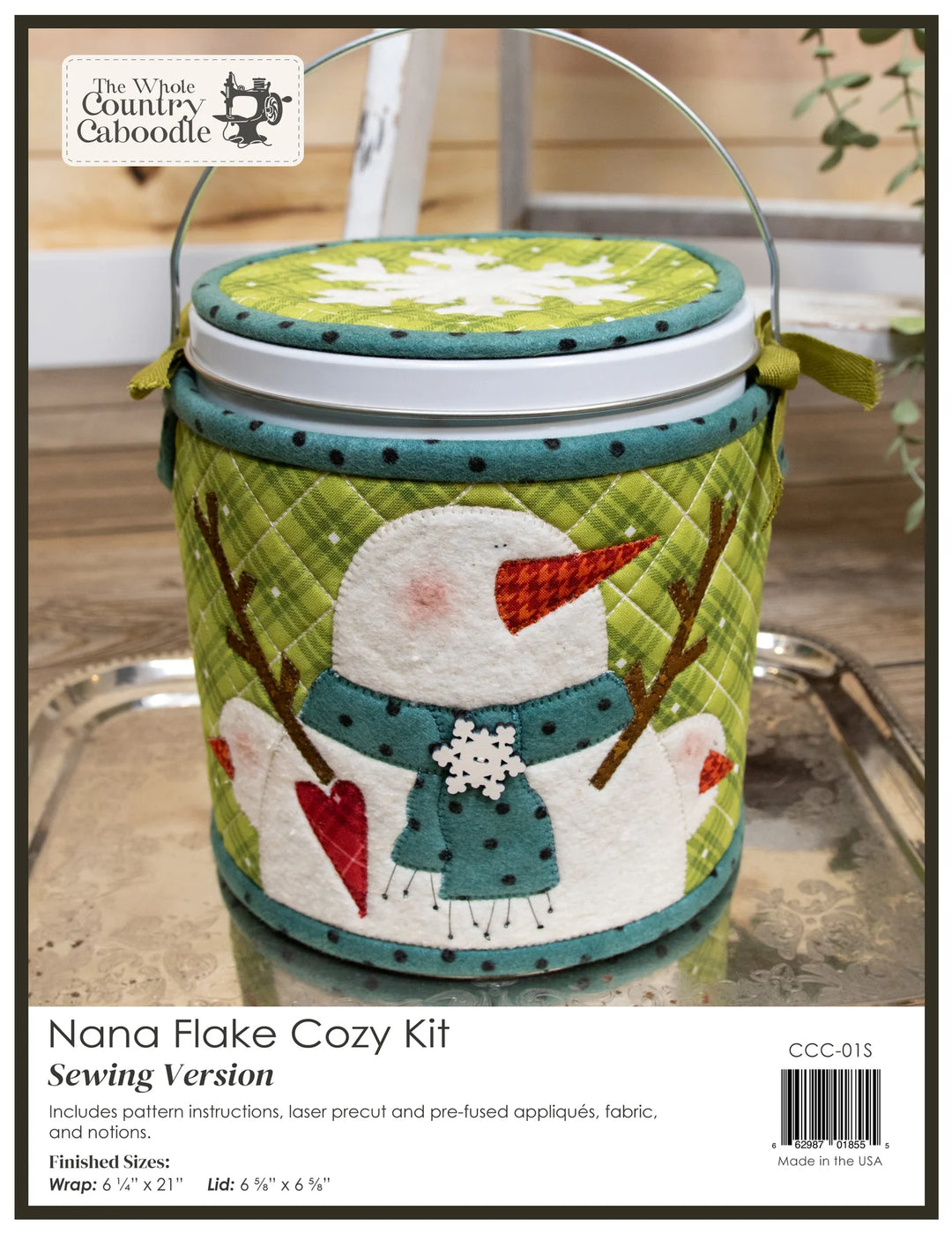 The Whole Country Caboodle Nana Flake Cozy Kit - Sewing