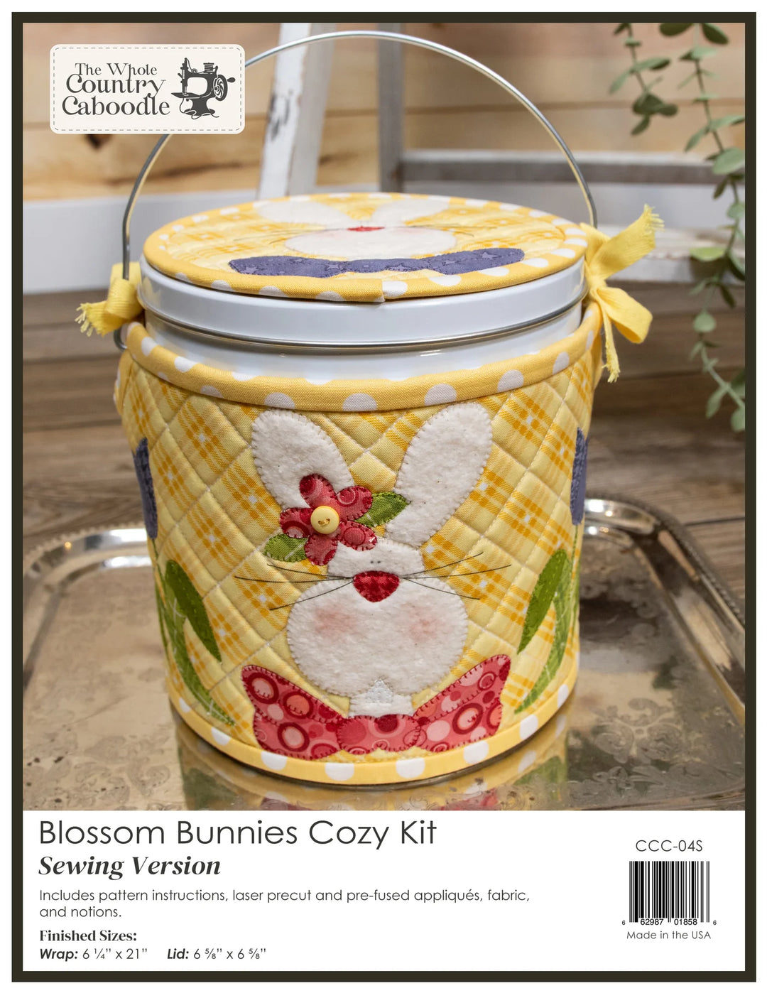 The Whole Country Caboodle Blossom Bunnies Cozy Kit - Sewing