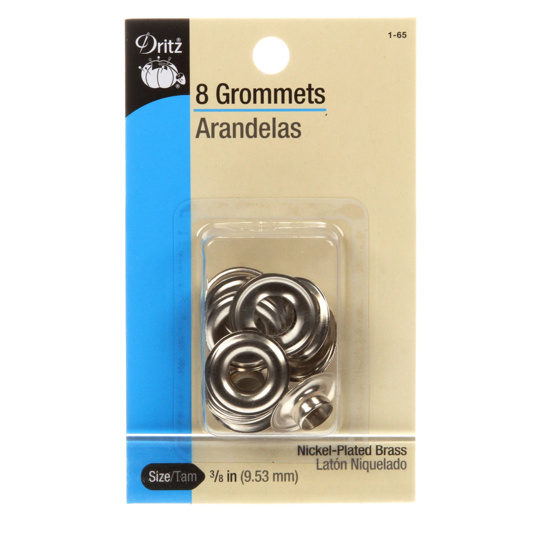 Grommet Nickel 3/8 in 8 Count