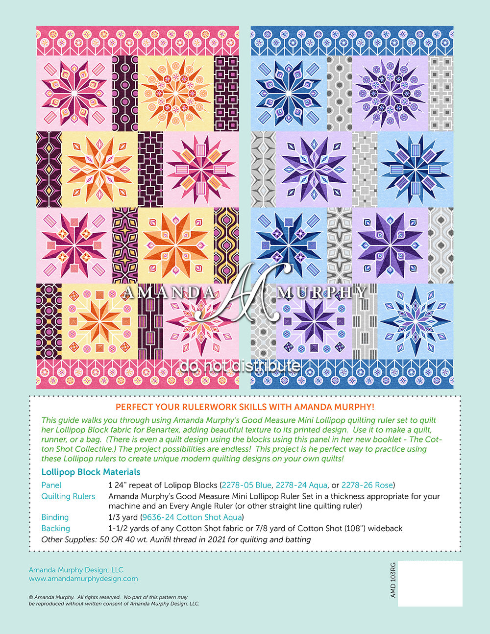 Lollipop Blocks Ruler Guide