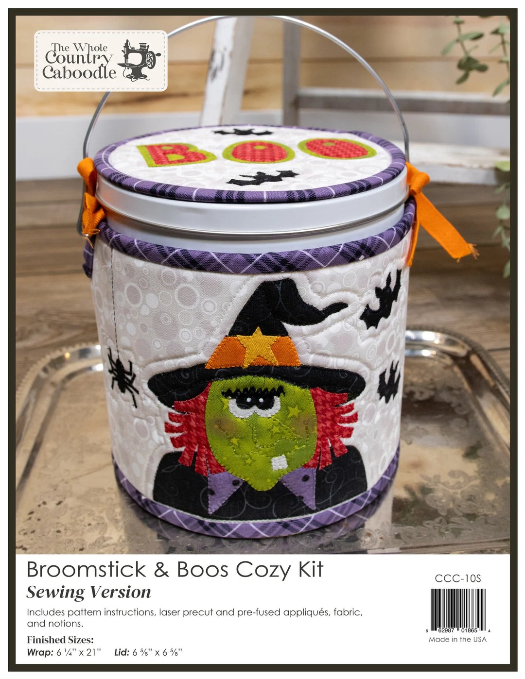 The Whole Country Caboodle Broomstick & Boos Cozy Kit - Sewing