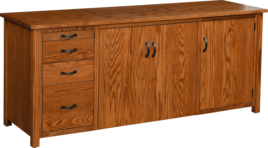 #114 FT Flat Top Sewing Cabinet