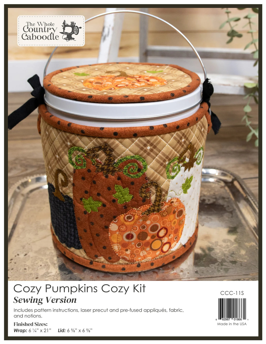 The Whole Country Caboodle Cozy Pumpkins Cozy Kit - Sewing