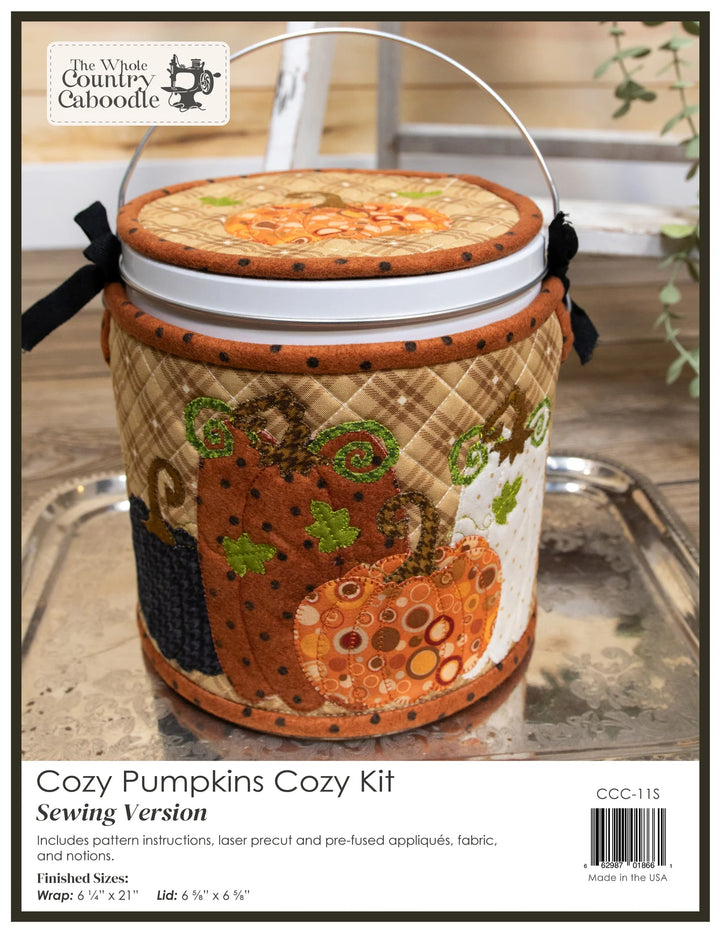 The Whole Country Caboodle Cozy Pumpkins Cozy Kit - Sewing