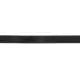 Double Faced Satin Ribbon Black 1/4"