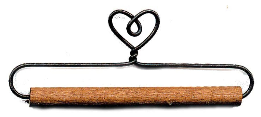 6in Heart With Stained Dowel