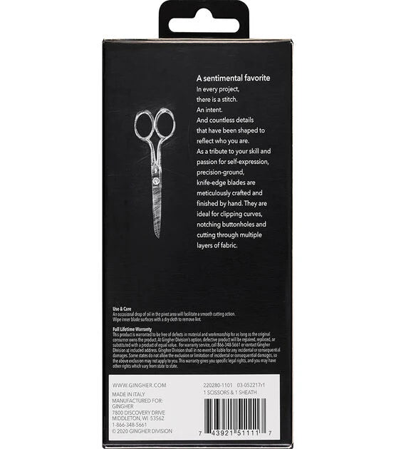 Gingher 5" Sewing Scissors
