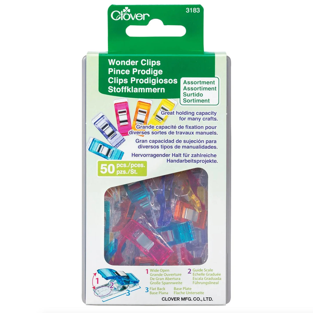 Wonder Clips Assorted Colors 50 Pcs