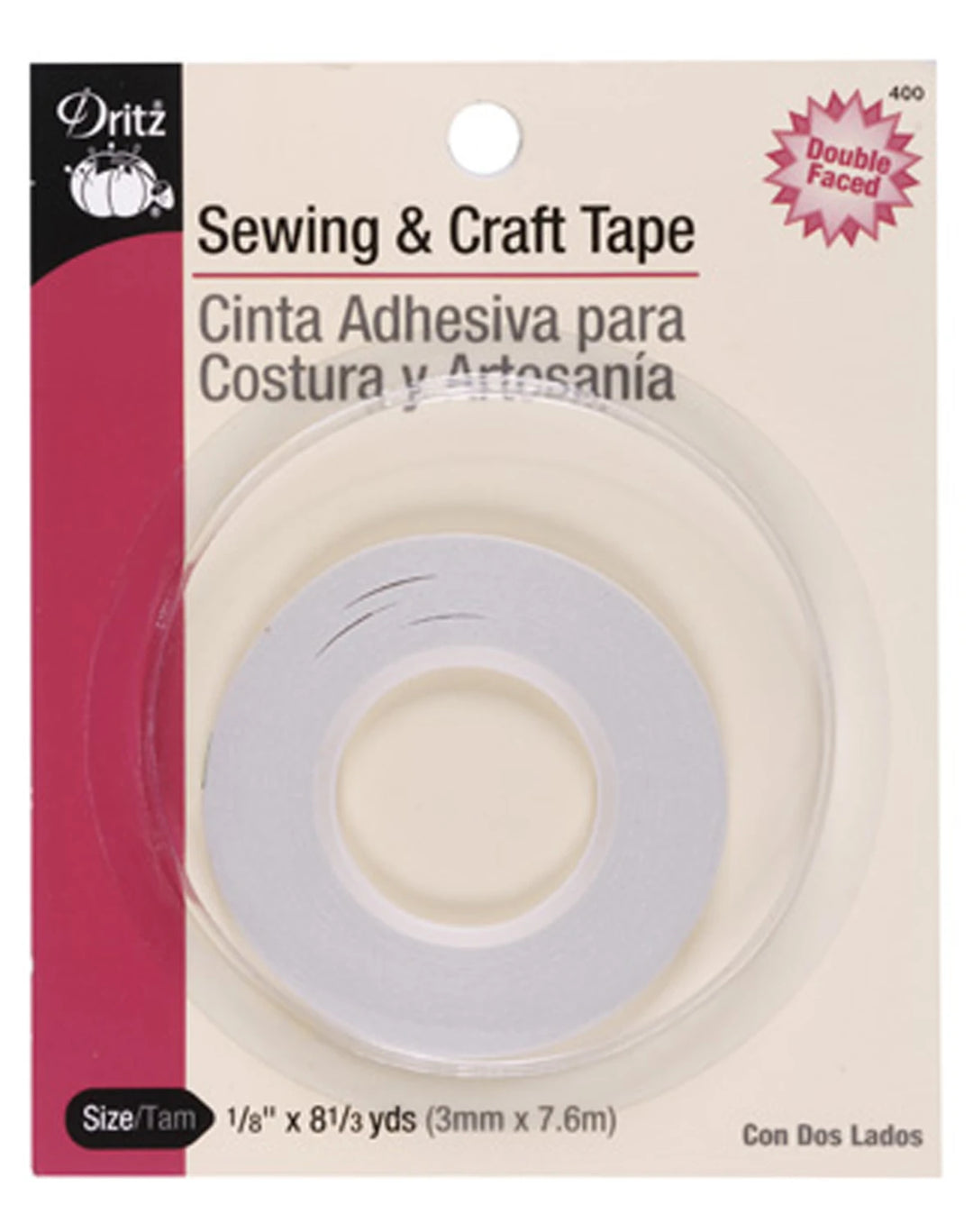 Basting Tape 1/8in x 8 1/3 yds