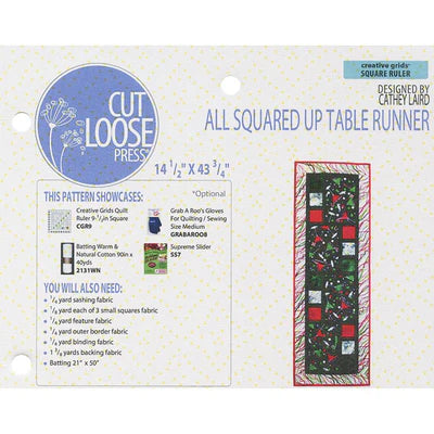 Cut Loose Press All Squared Up Table Runner