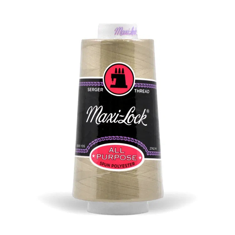 Maxi-Lock Polyester Serger 50wt 3000yds Khaki