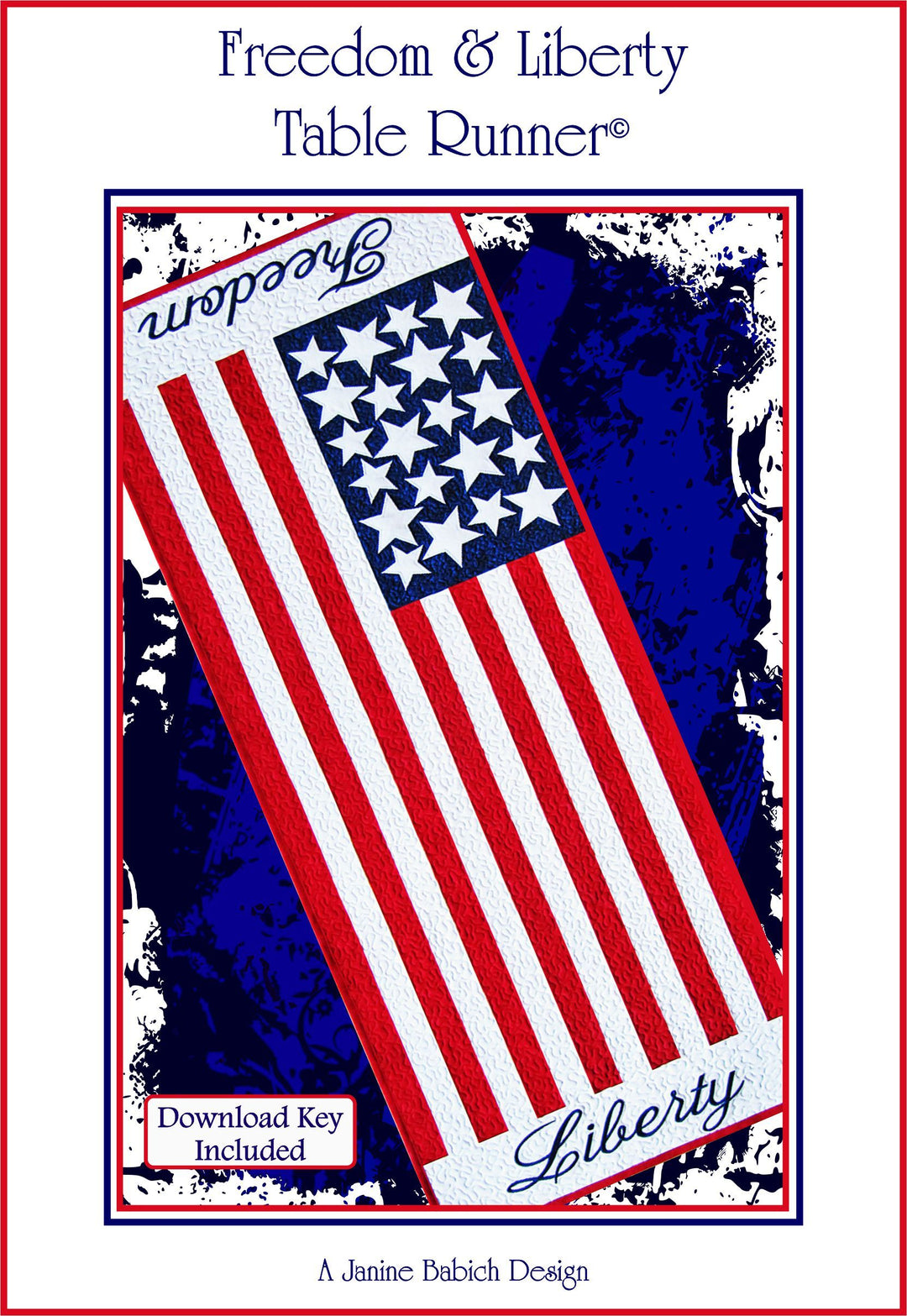 Freedom & Liberty Table Runner