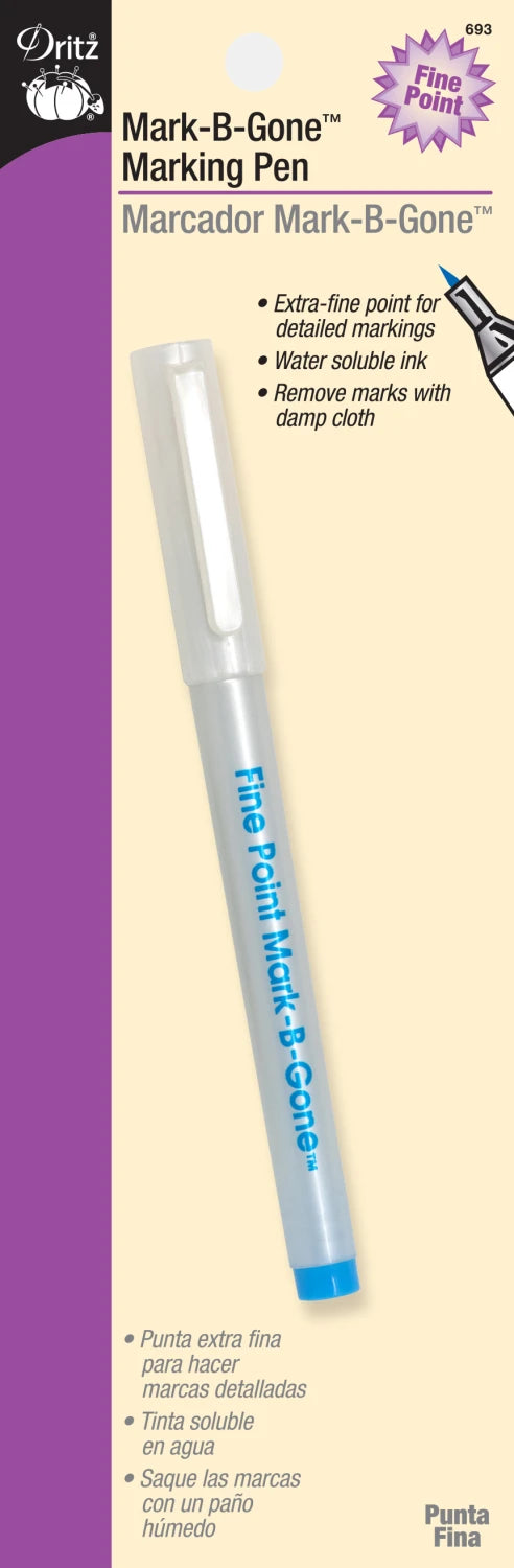 Mark Be Gone Pen Fine Blue