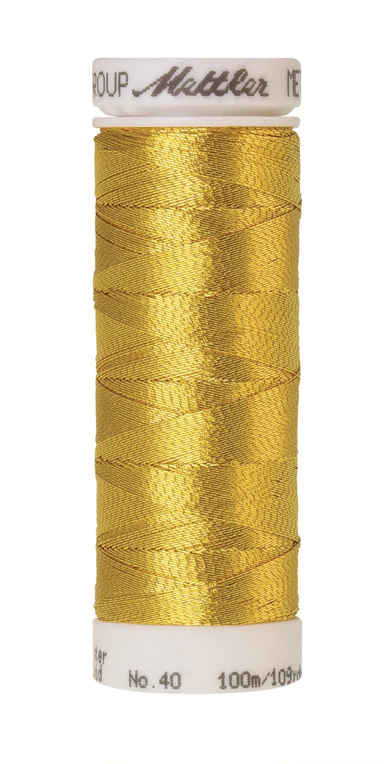 Polyester/nylon Metallic Embroidery Thread 40wt 300d 110yds Dark Gold