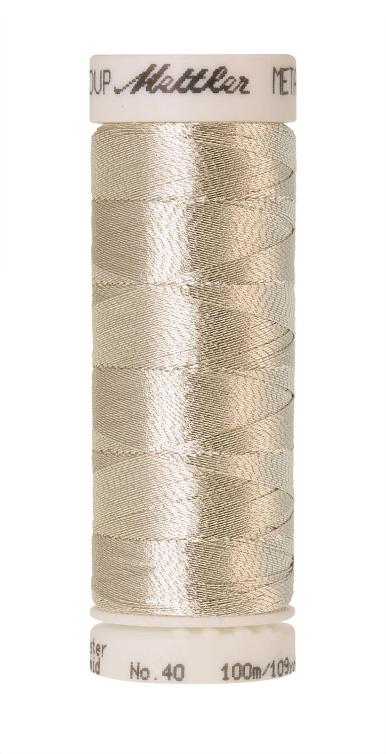 Polyester/nylon Metallic Embroidery Thread 40wt 300d 110yds Pyrite