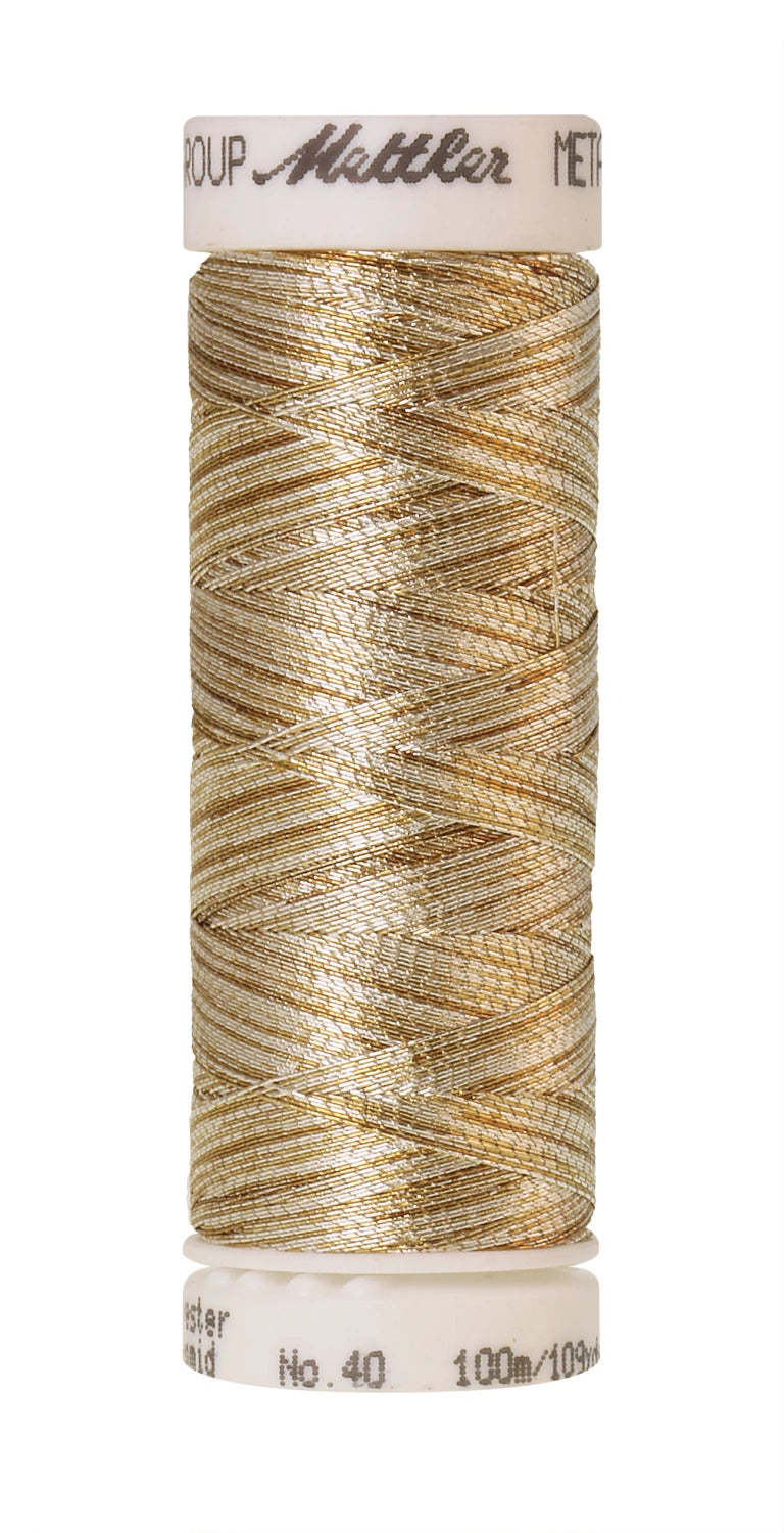 Polyester/nylon Metallic Embroidery Thread 40wt 300d 110yds Multicolor 1