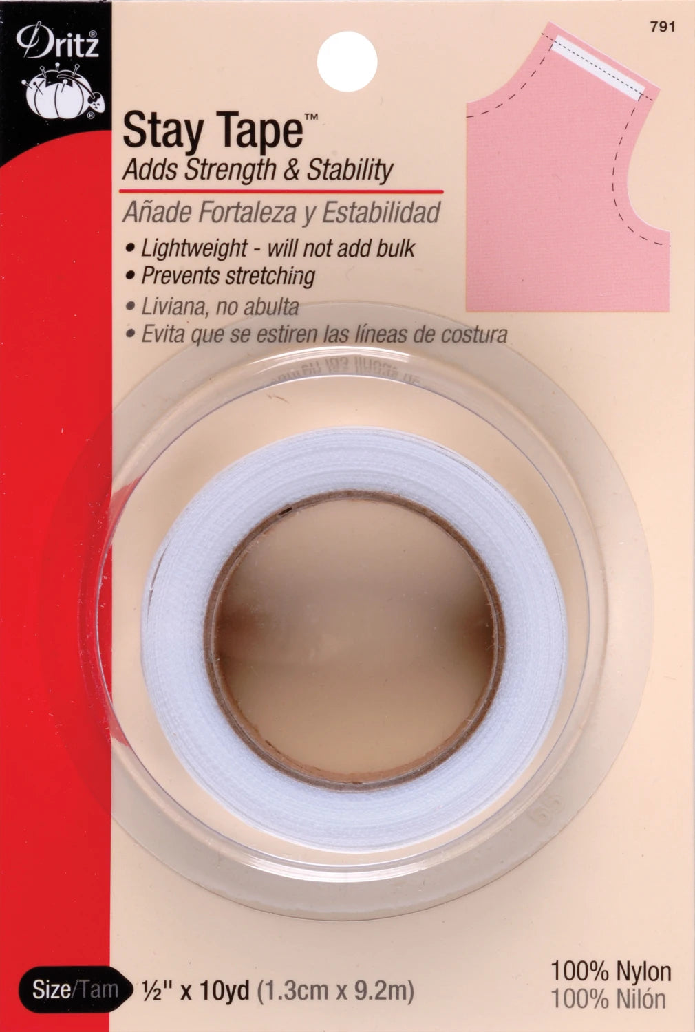 Stay Tape 1/2"x10yd