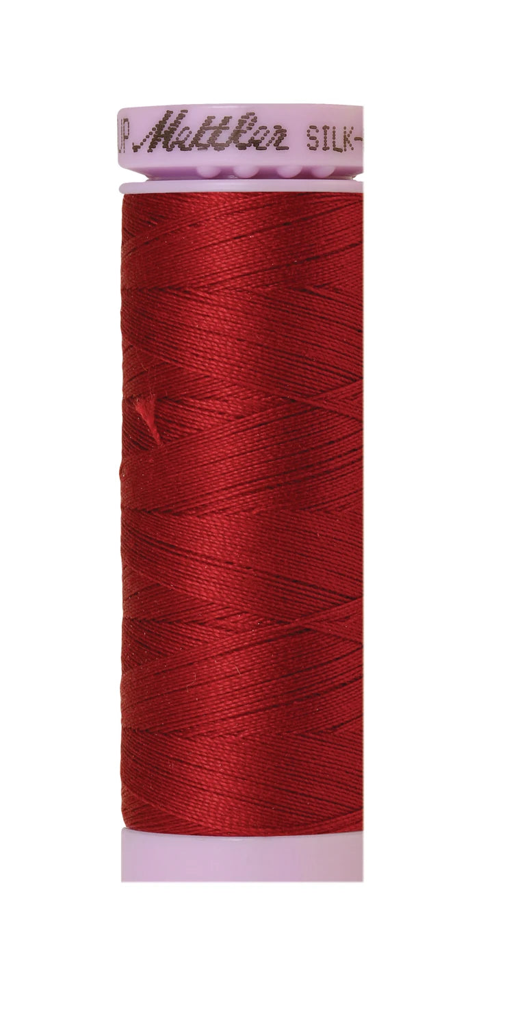 Silk-finish 50wt Solid Cotton 164yd Fire Engine