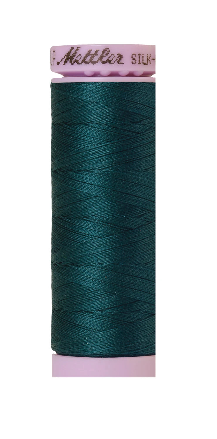 Silk-finish 50wt Solid Cotton 164yd Spruce