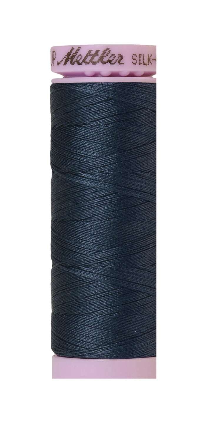Silk-finish 50wt Solid Cotton 164yd Harbor