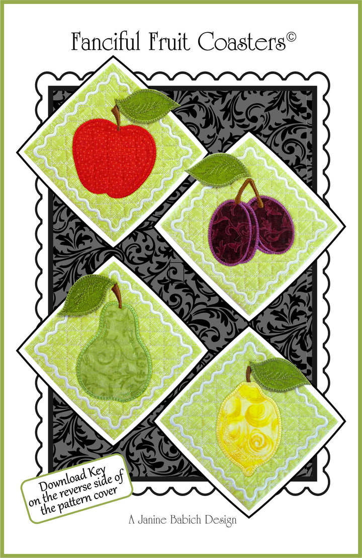 Fanciful Fruit Coasters