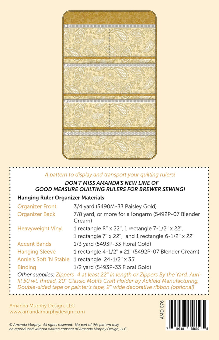 Amanda Murphy Hanging Ruler Organizer