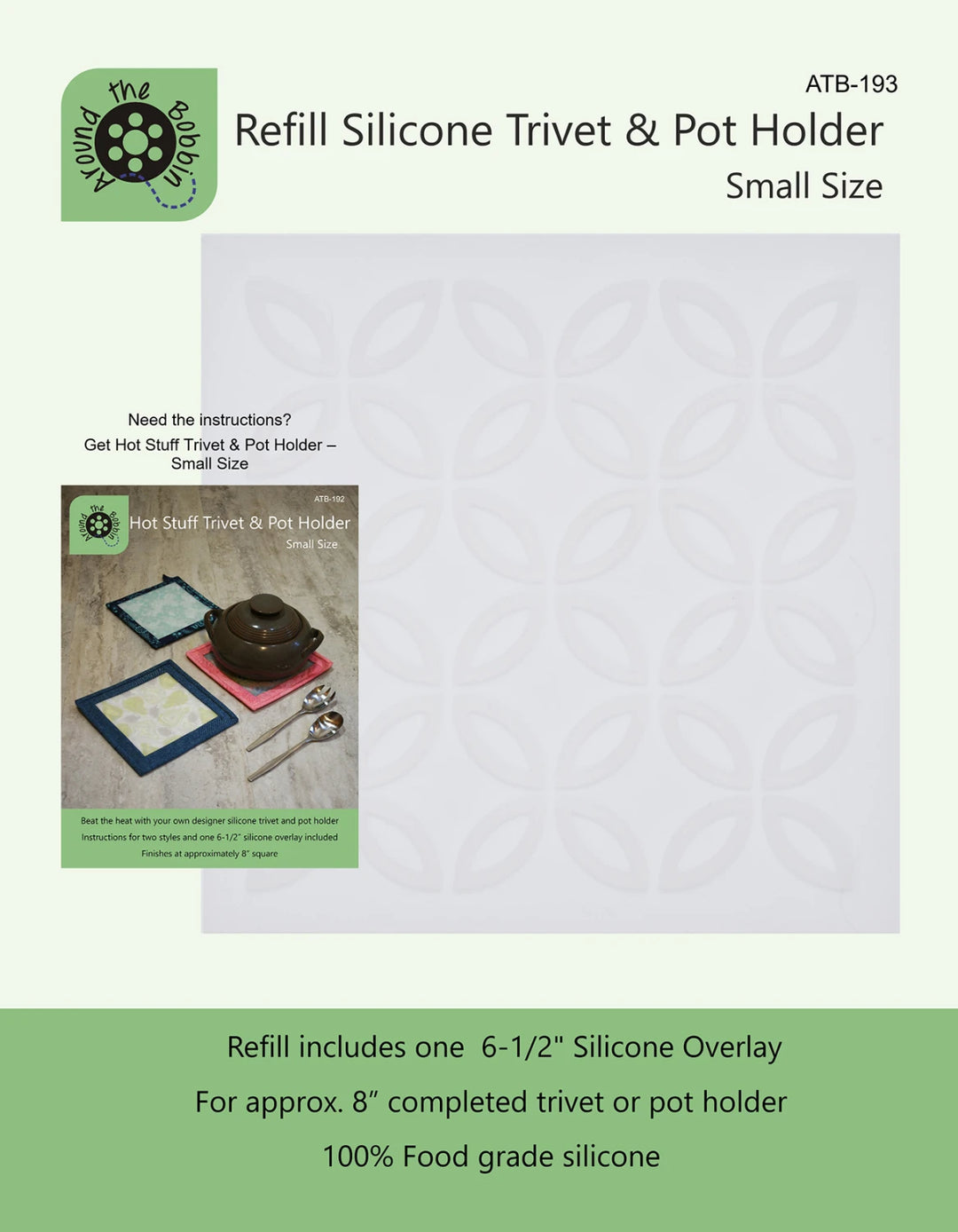 Refill Silicone Trivet and Pot Holder - Small