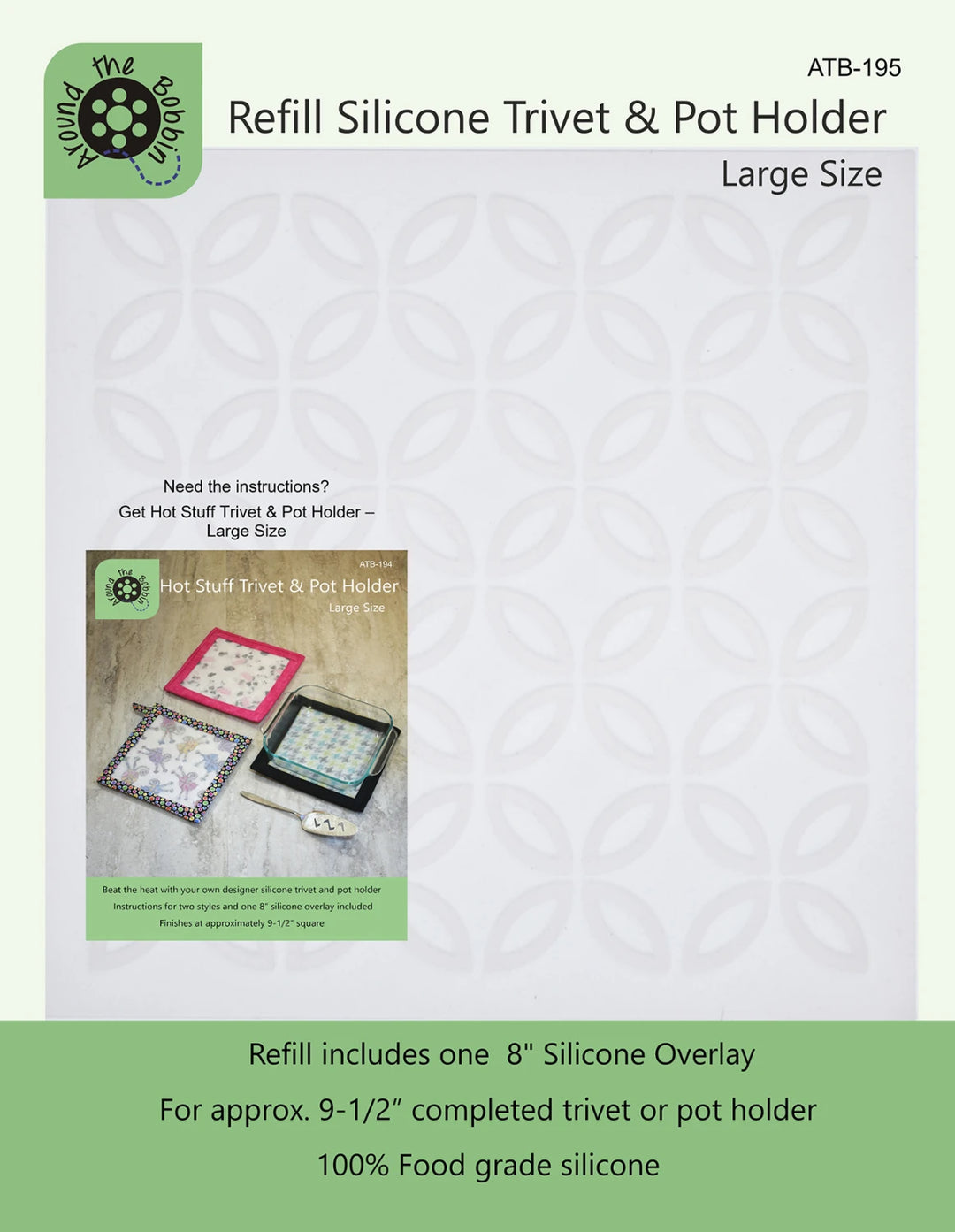 Silicone Trivet and Pot Holder Refill - Large