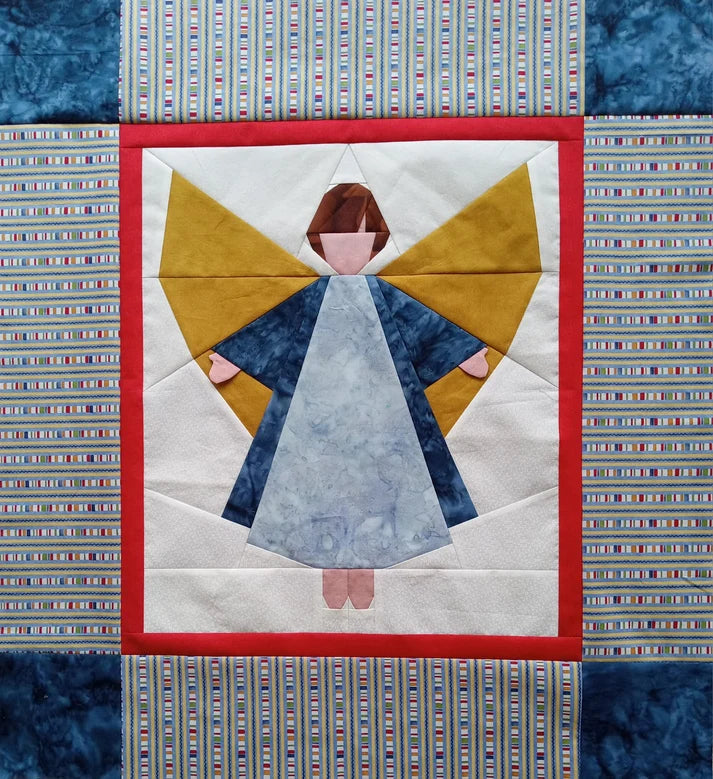 Angel Blessings Paper Pieced Wall Quilt Pattern