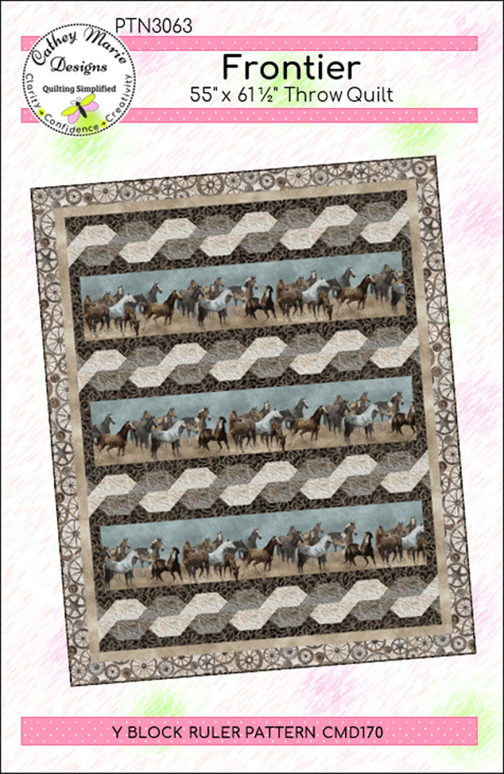 Frontier Peiced Quilt Pattern