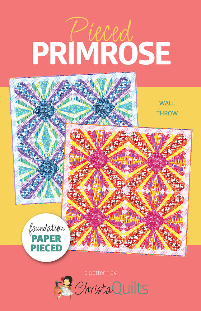 Pieced Primrose Wall Throw By Christa Quilts