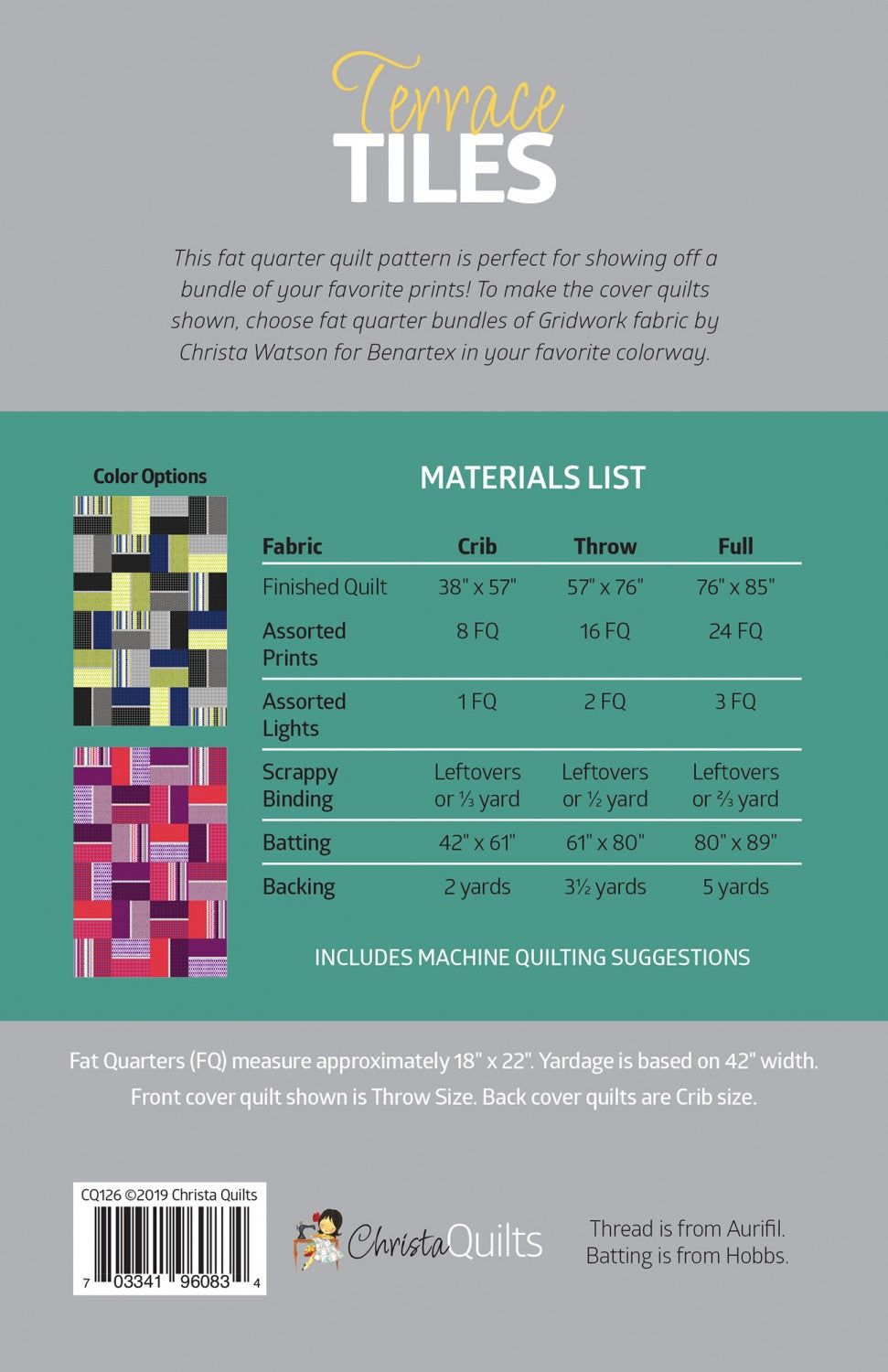Terrace Tiles Christa Quilts