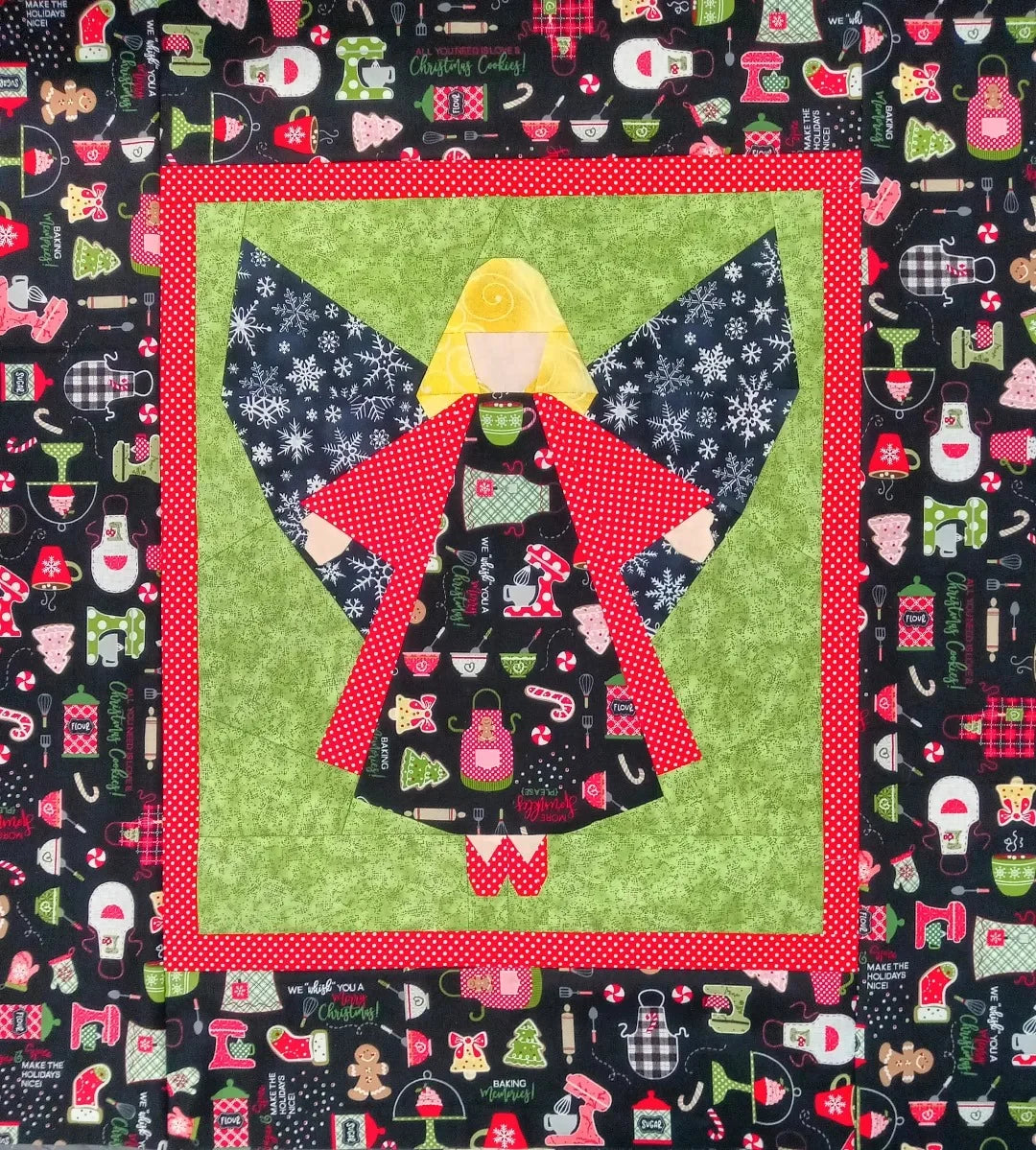 Angel Blessings Paper Pieced Wall Quilt Pattern