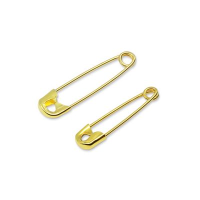 Brass Safety Pins 50ct Assortedorted Sizes