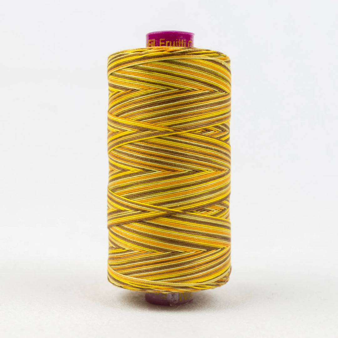 Fruitti Variegated 12wt Cotton Thread 400m Sunflower