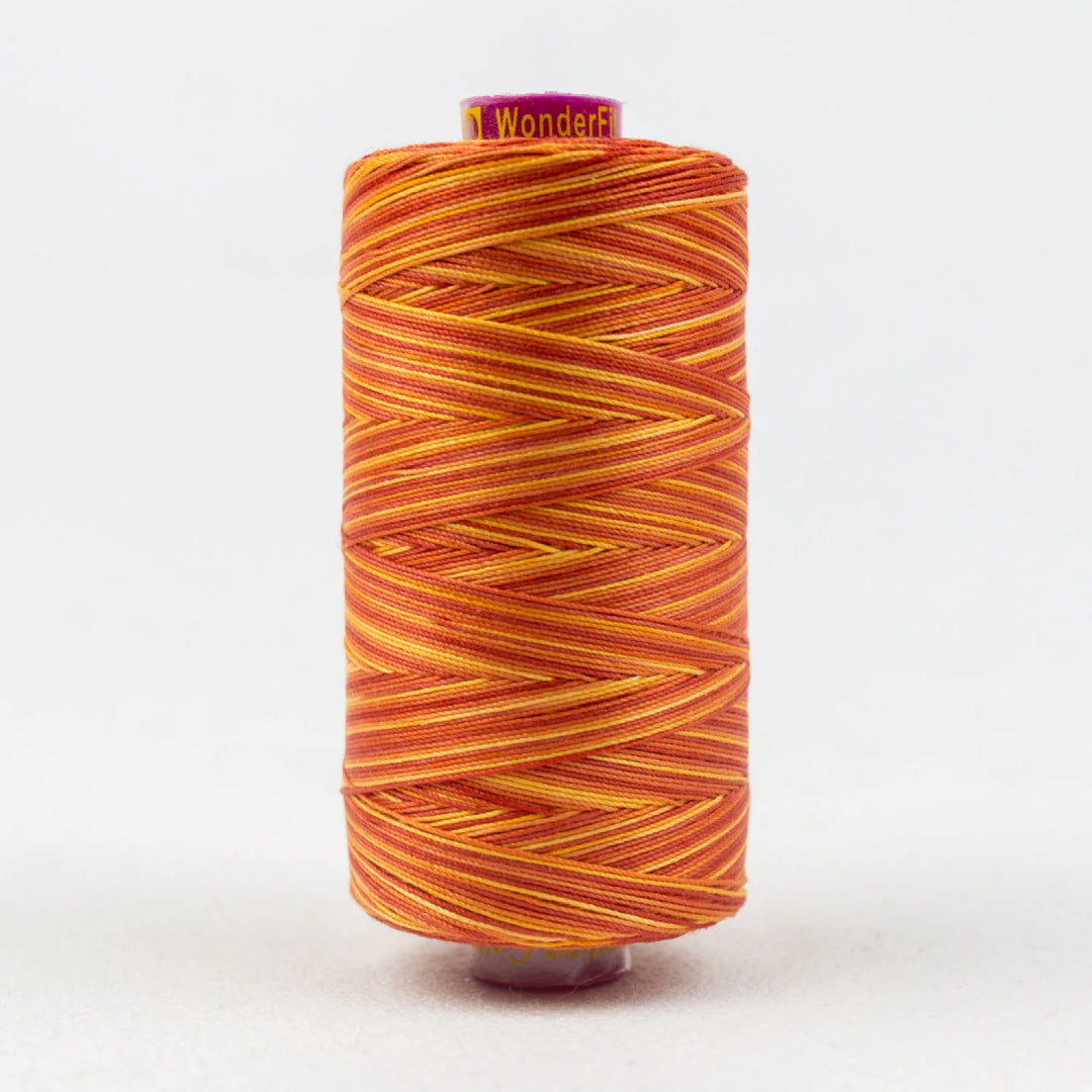 Fruitti Variegated 12wt Cotton Thread 400m Tomato