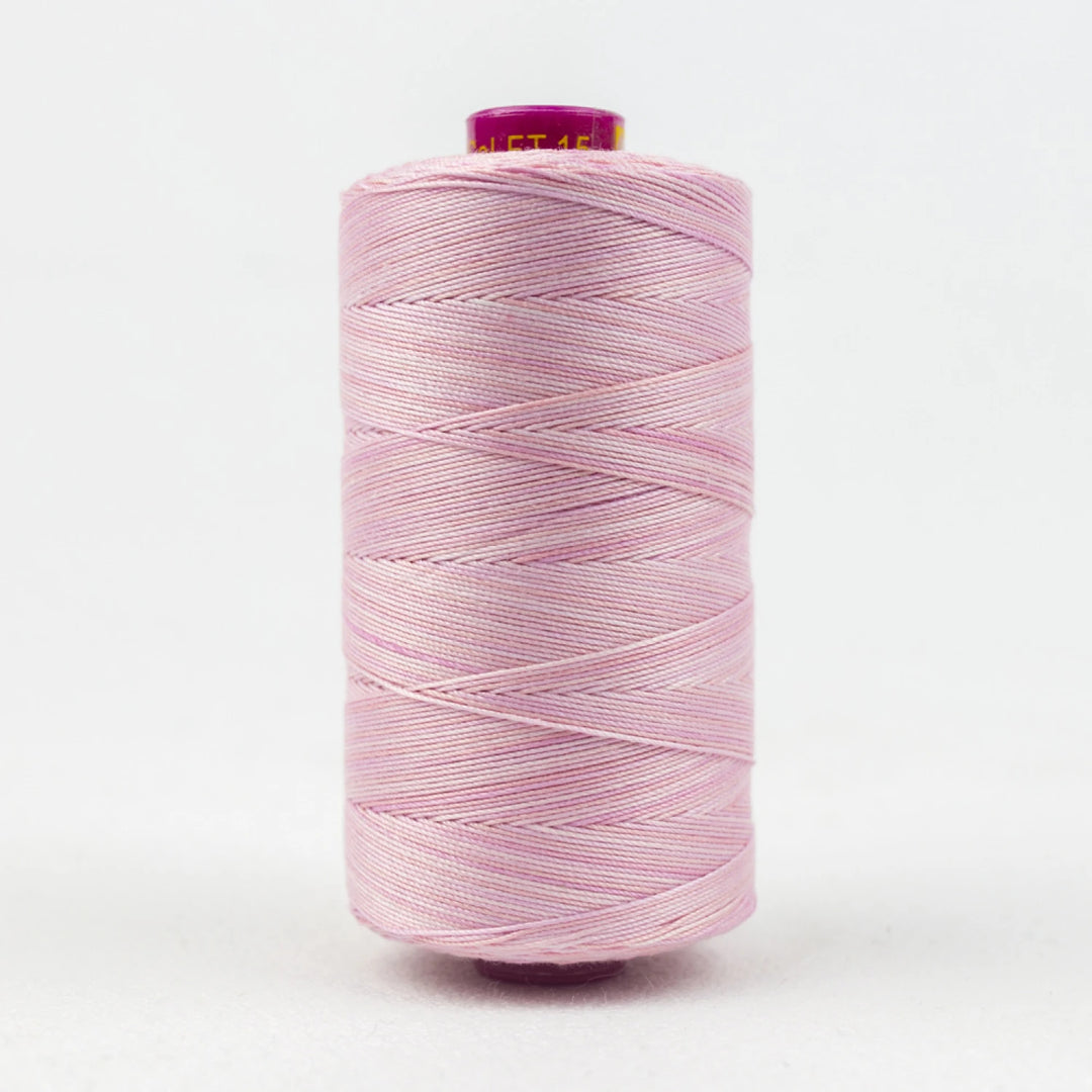 Fruitti Variegated 12wt Cotton Thread 400m Carnation