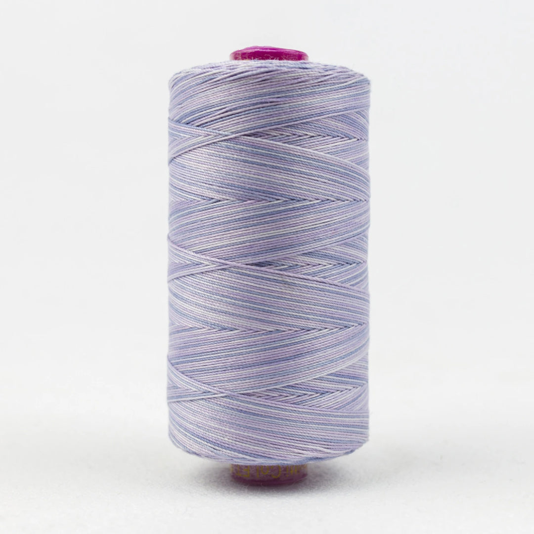 Fruitti Variegated 12wt Cotton Thread 400m Lavender