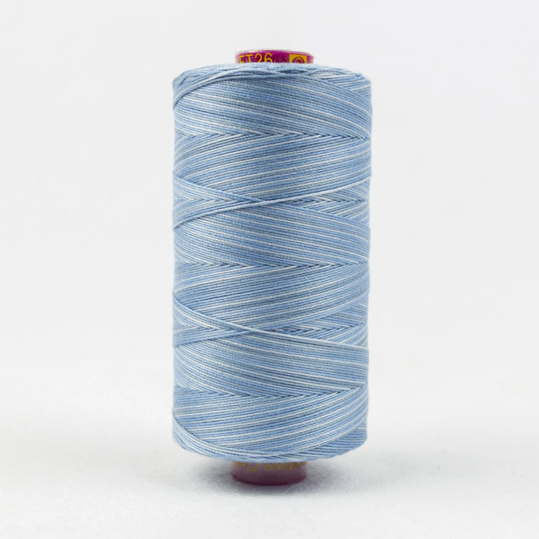 Fruitti Variegated 12wt Cotton Thread 400m Ocean