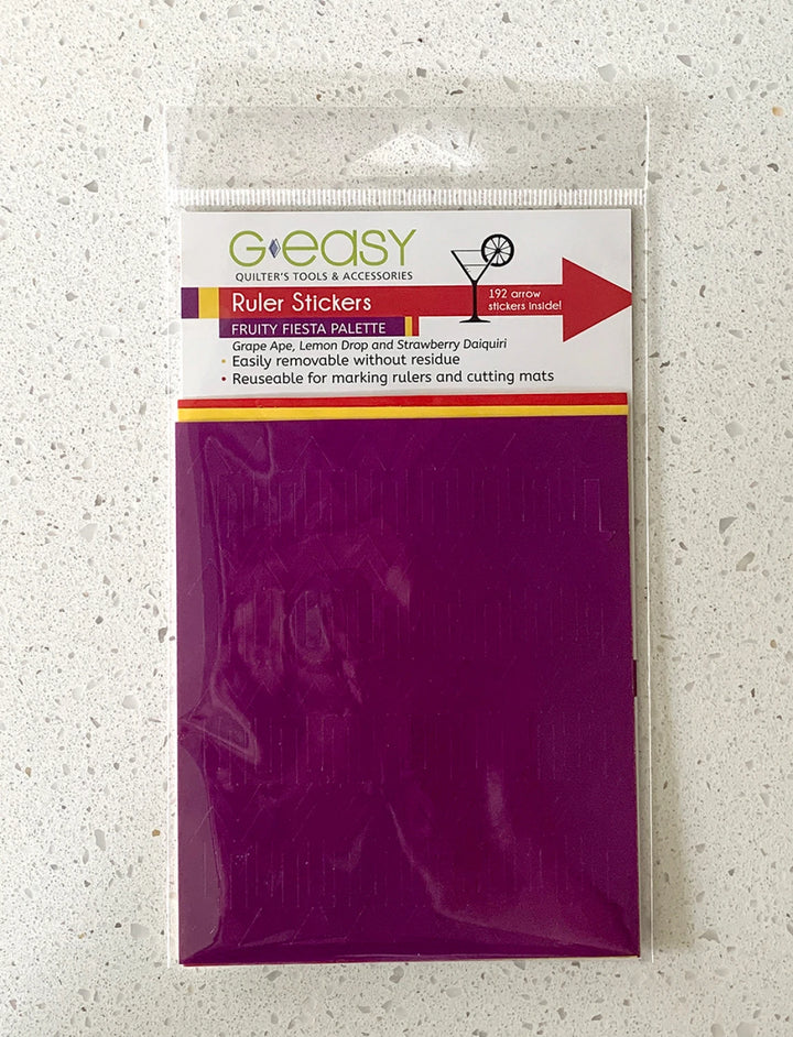 G Easy Ruler Stickers Fruity Colors