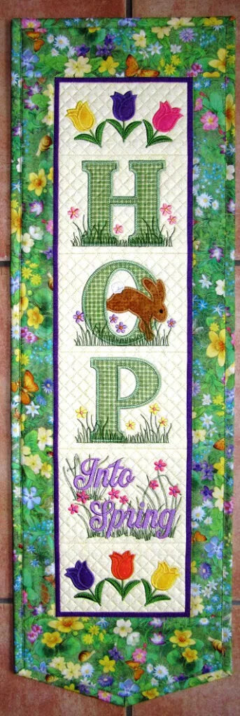 Hop Into Spring Wall Hanging