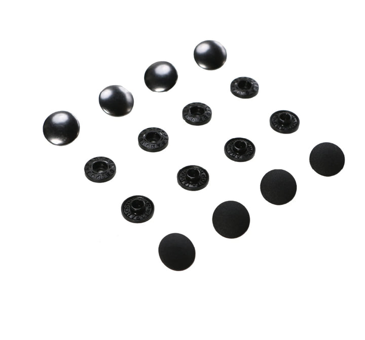 Tool-free Snaps - Set of Four - Black Metal