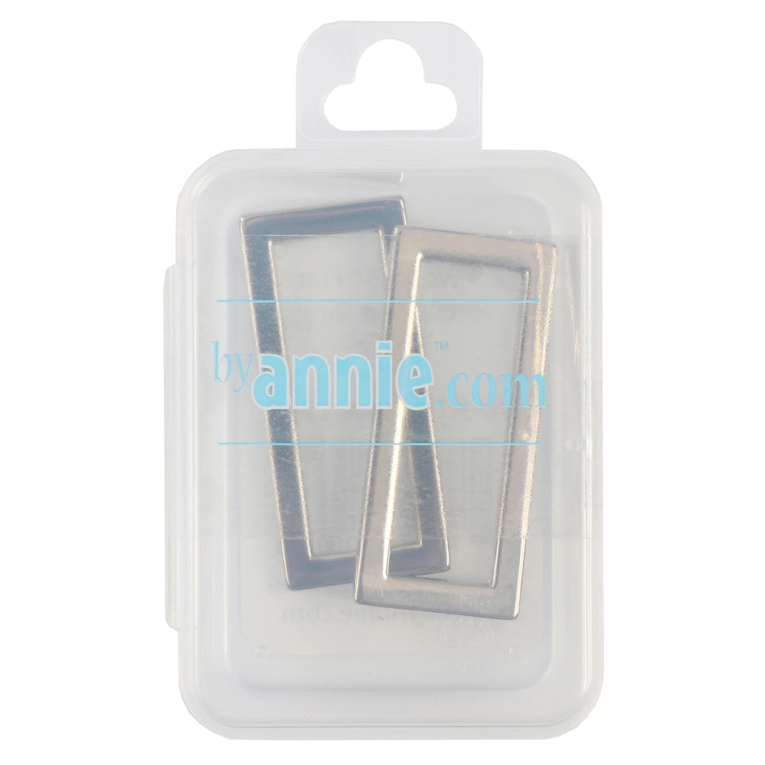 Rectangle Ring Flat 1-1/2in Nickel