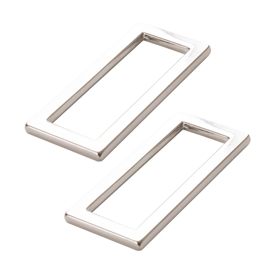 Rectangle Ring Flat 1-1/2in Nickel