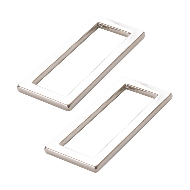 Rectangle Ring Flat 1-1/2in Nickel