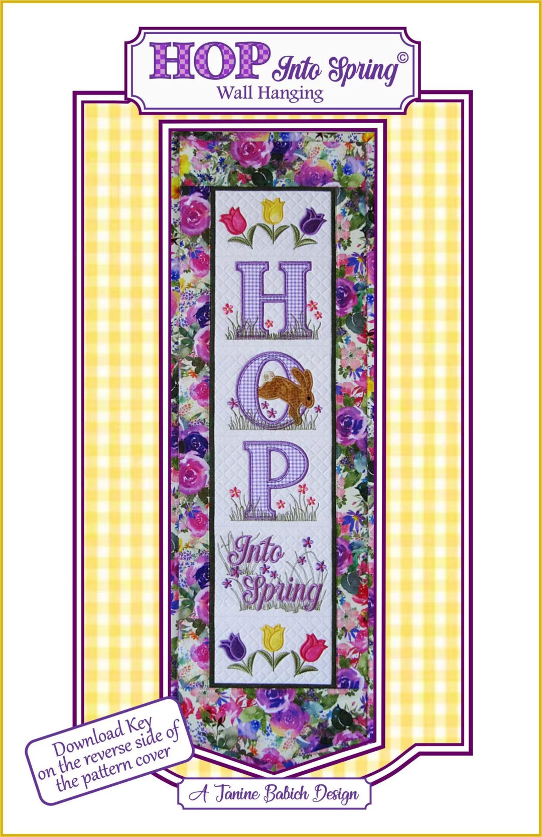 Hop Into Spring Wall Hanging