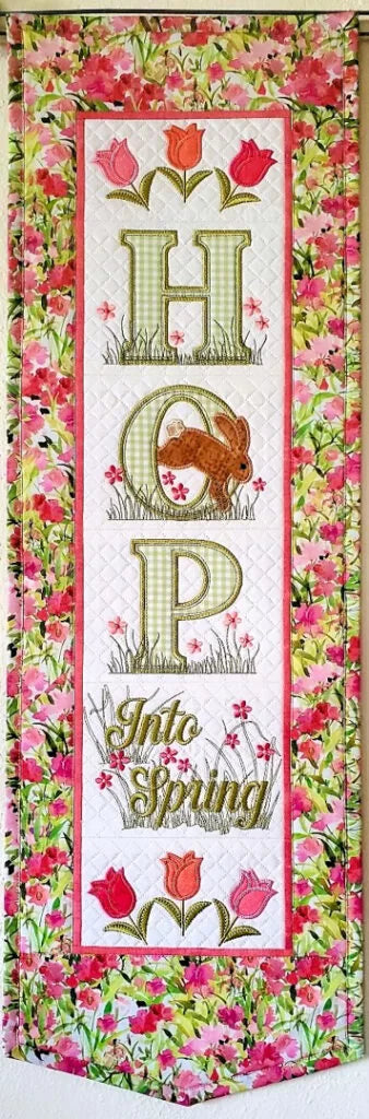 Hop Into Spring Wall Hanging