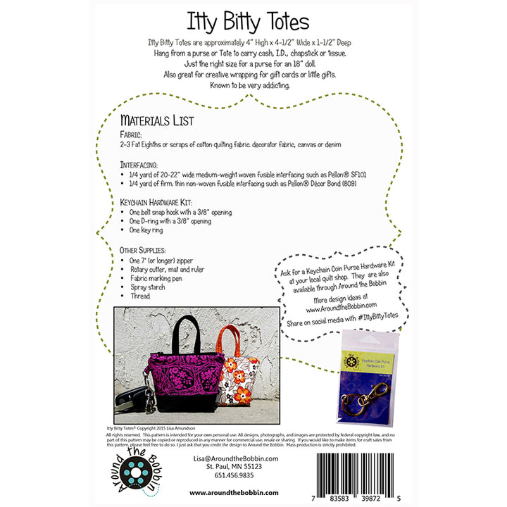 Itty Bitty Totes