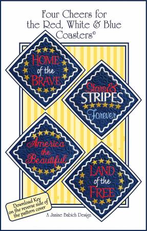 Four Cheers for the Red, White & Blue Coasters