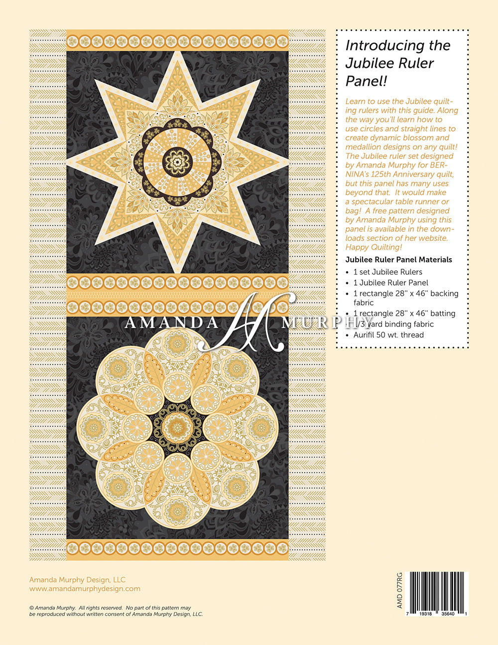 Amanda Murphy Jubilee Ruler Panel Guide